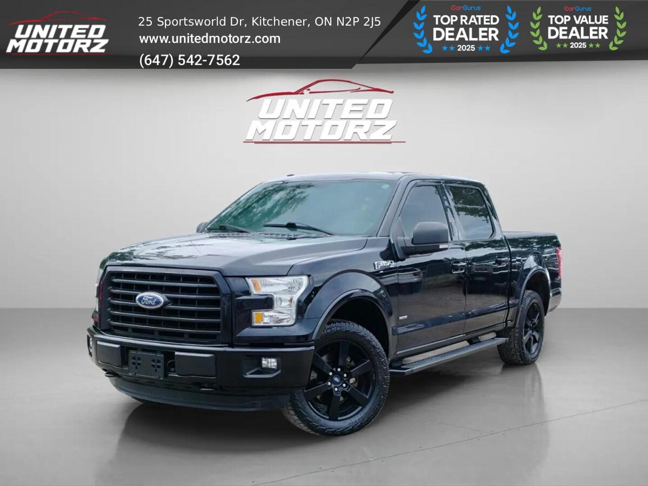 2016 Ford F-150 XLT SPORT SUPER CREW 145" 4WD 2.7L 6cyl~SAFET Photo