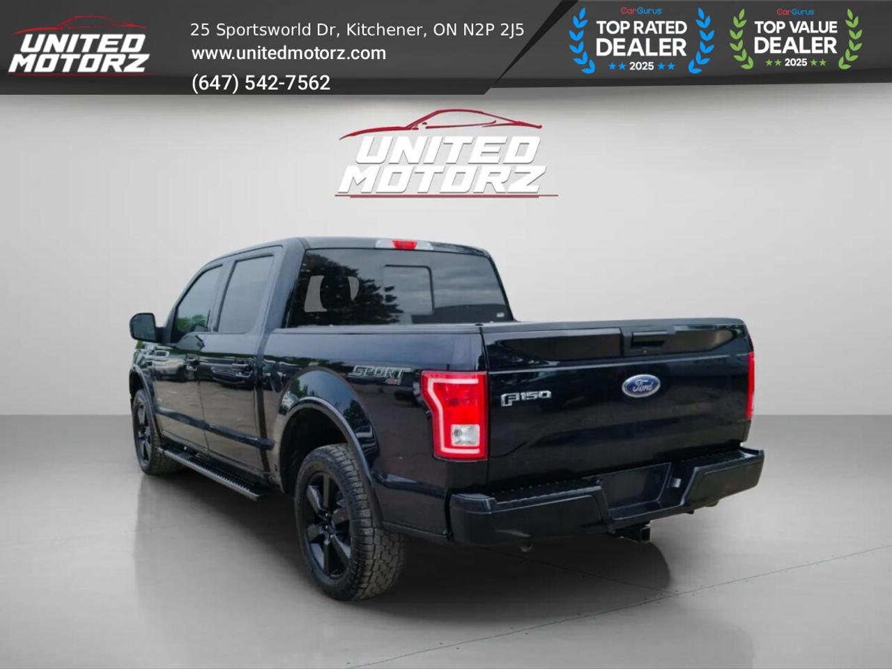 2016 Ford F-150 XLT SPORT SUPER CREW 145" 4WD 2.7L 6cyl~SAFET Photo