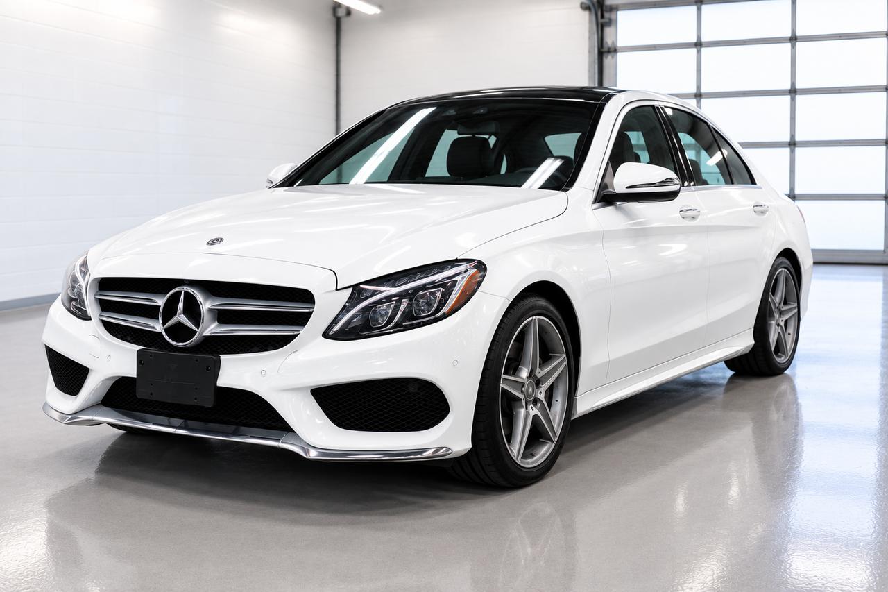 2017 Mercedes-Benz C-Class C 300 4MATIC,ONE OWNER,NO ACCIDENT,AMG PKG Photo