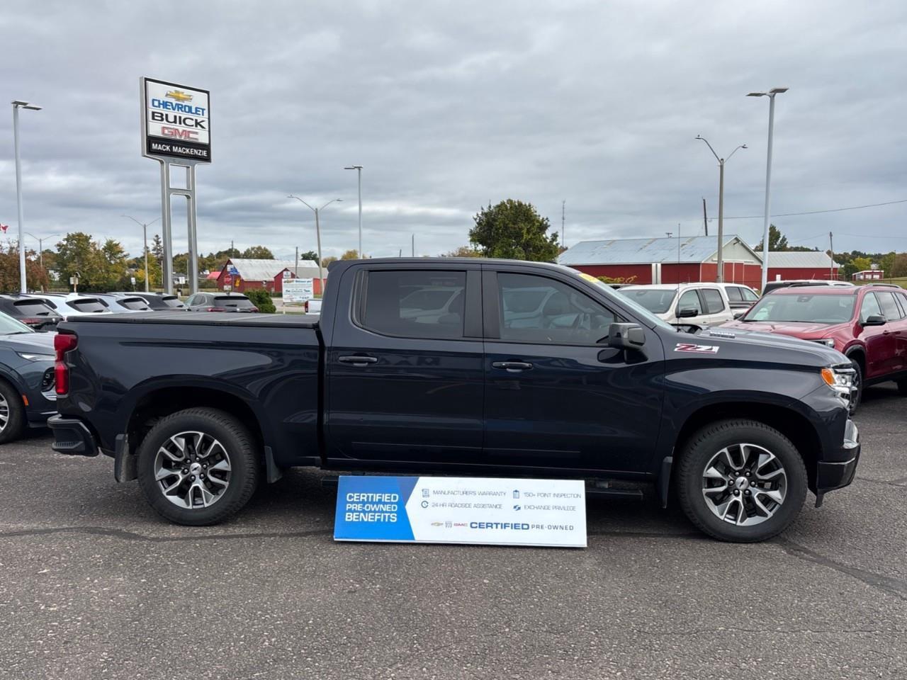 2024 Chevrolet Silverado 1500 RST Used 2024 5 Passenger Diesel Powered Crew Cab 4X4 Truck with Heated Front Seats, Heated Steering Wheel, Adaptive Cruise Control and a 13.4 Diagonal Touchscreen Radio with Google Built-In Capability, W Photo