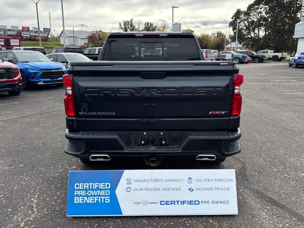 2024 Chevrolet Silverado 1500 RST Used 2024 5 Passenger Diesel Powered Crew Cab 4X4 Truck with Heated Front Seats, Heated Steering Wheel, Adaptive Cruise Control and a 13.4 Diagonal Touchscreen Radio with Google Built-In Capability, W Photo