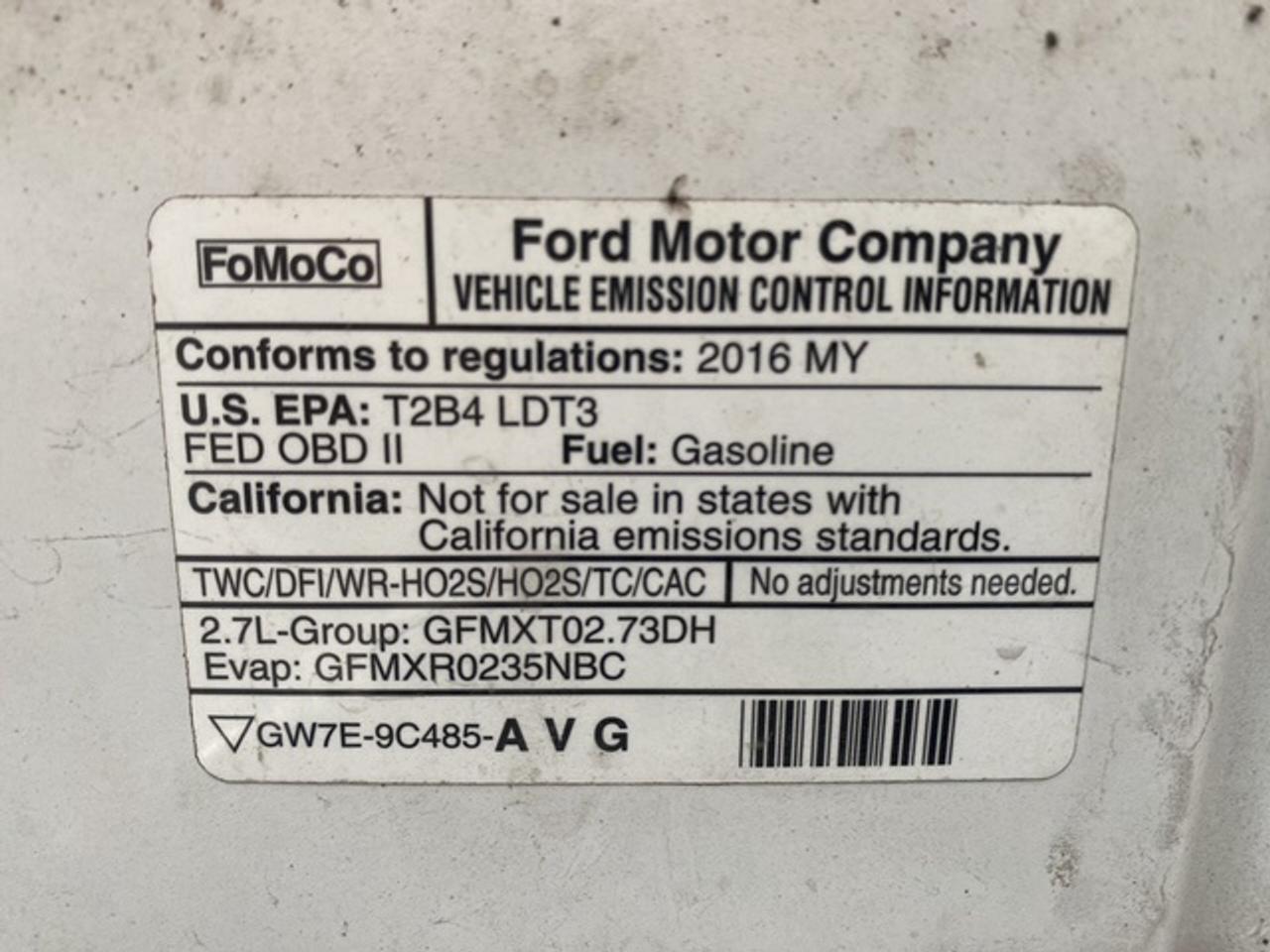 2016 Ford F-150 XLT CREW CAB SHORT B 4WD SUPERCREW Photo