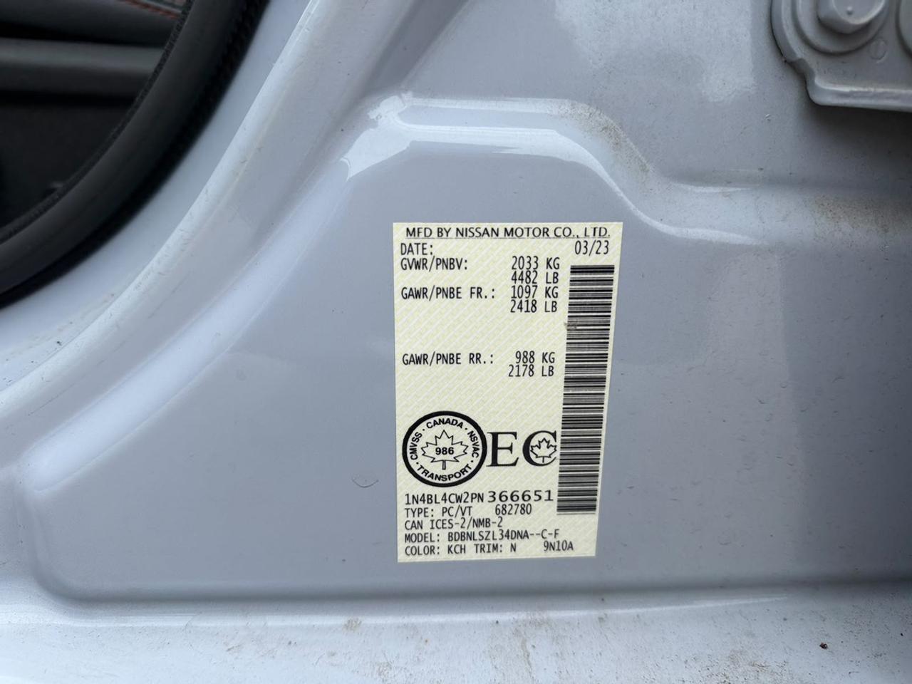2023 Nissan Altima SR Photo