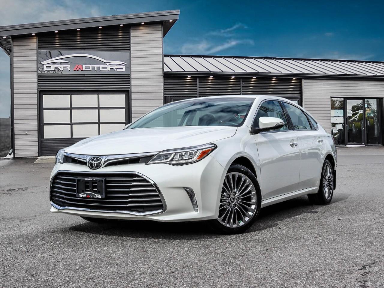 White 2016 Toyota Avalon Sedan Front-Wheel Drive Automatic