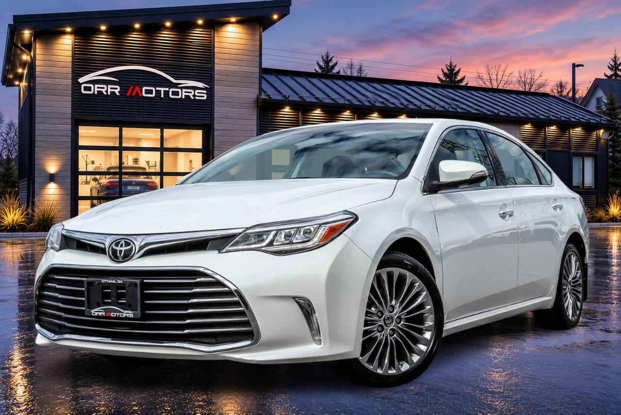 White 2016 Toyota Avalon Sedan Front-Wheel Drive Automatic