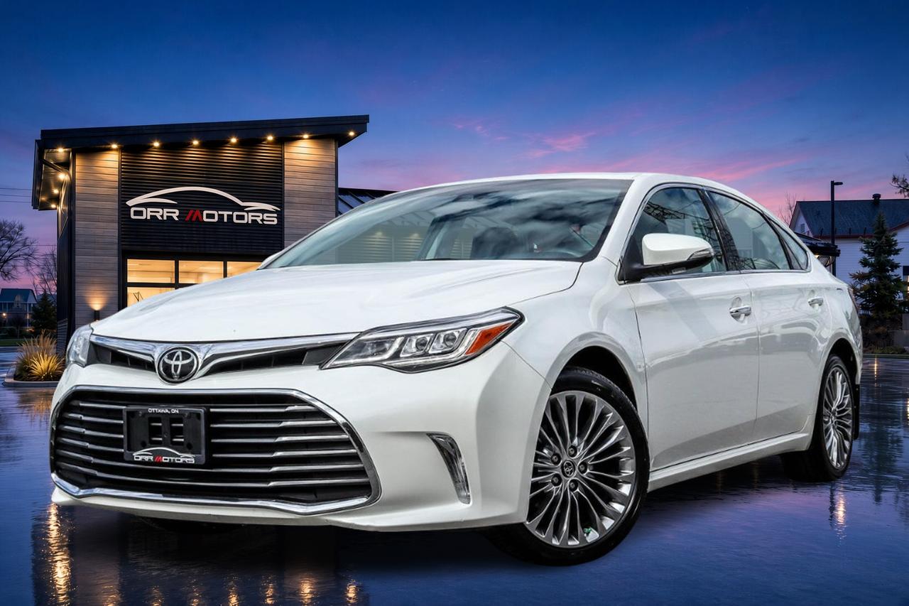White 2016 Toyota Avalon Sedan Front-Wheel Drive Automatic