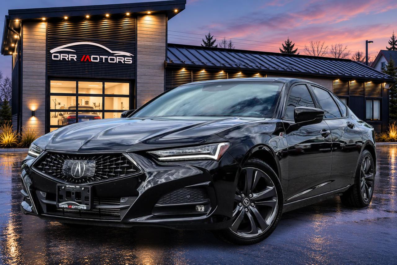 Black 2023 Acura TLX Sedan All-Wheel Drive Automatic
