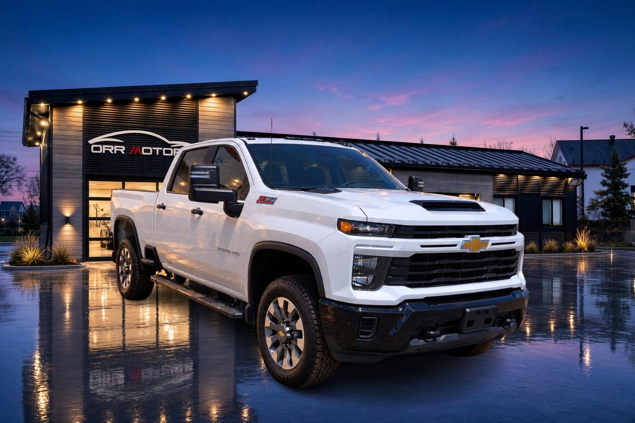 White 2024 Chevrolet Silverado 2500HD Pickup Truck Four-Wheel Drive Automatic