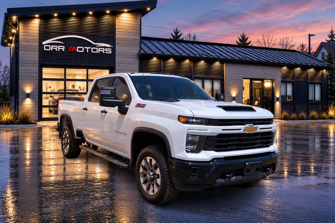 White 2024 Chevrolet Silverado 2500HD Pickup Truck Four-Wheel Drive Automatic