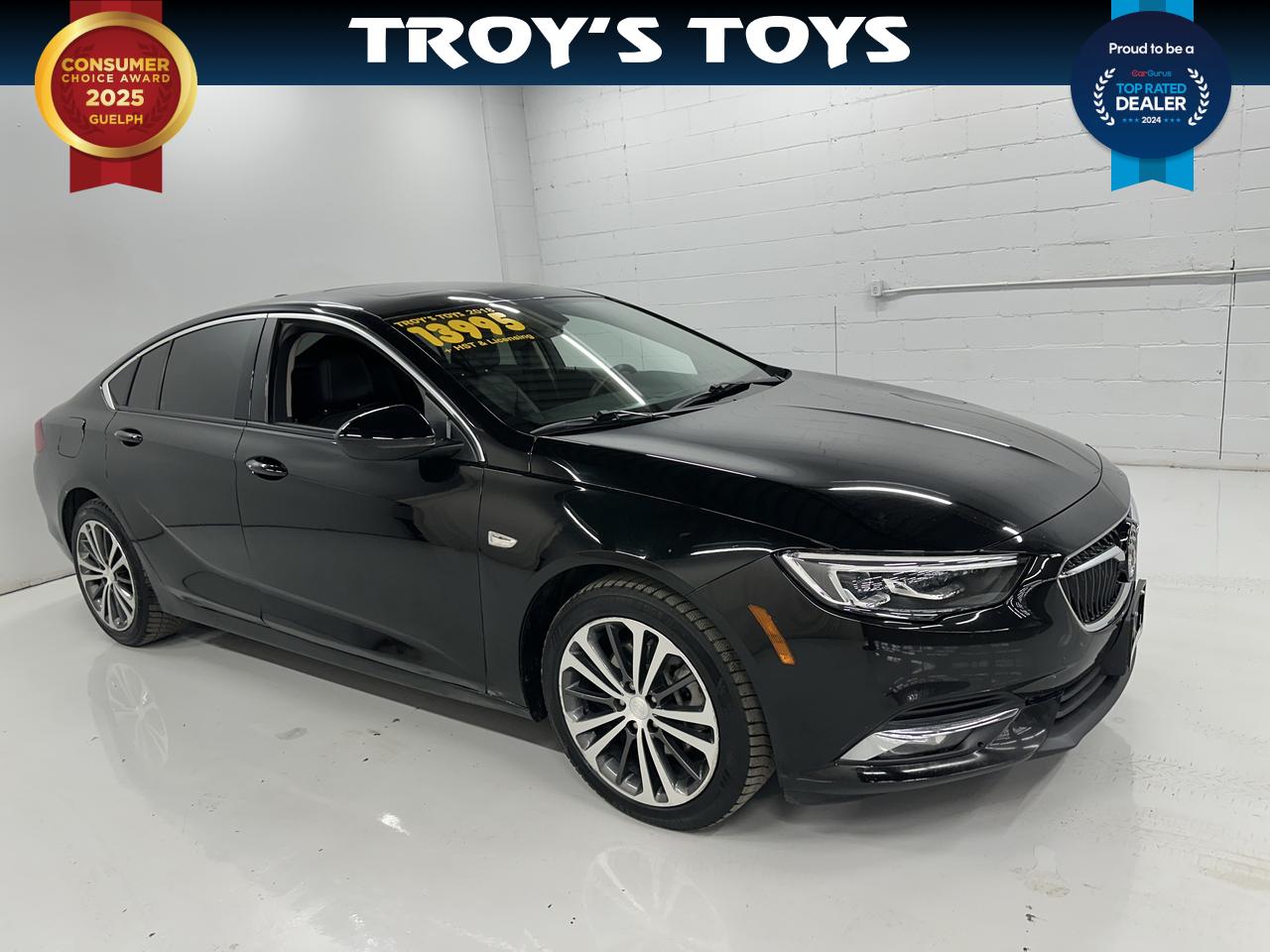 Black 2018 Buick Regal Sportback Sedan All-Wheel Drive Automatic