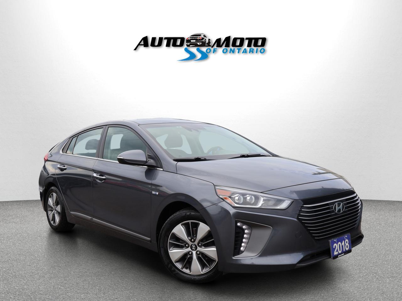 2018 Hyundai Ioniq Hybrid LIMITED CERTIFIED *ACCIDENT FREE*1 OWNER*HYUNDAI MAINTAIN* CAMERA NAV BLUETOOTH LEATHER HEATED SEATS SUNROOF CRUISE ALLOYS - Photo #1