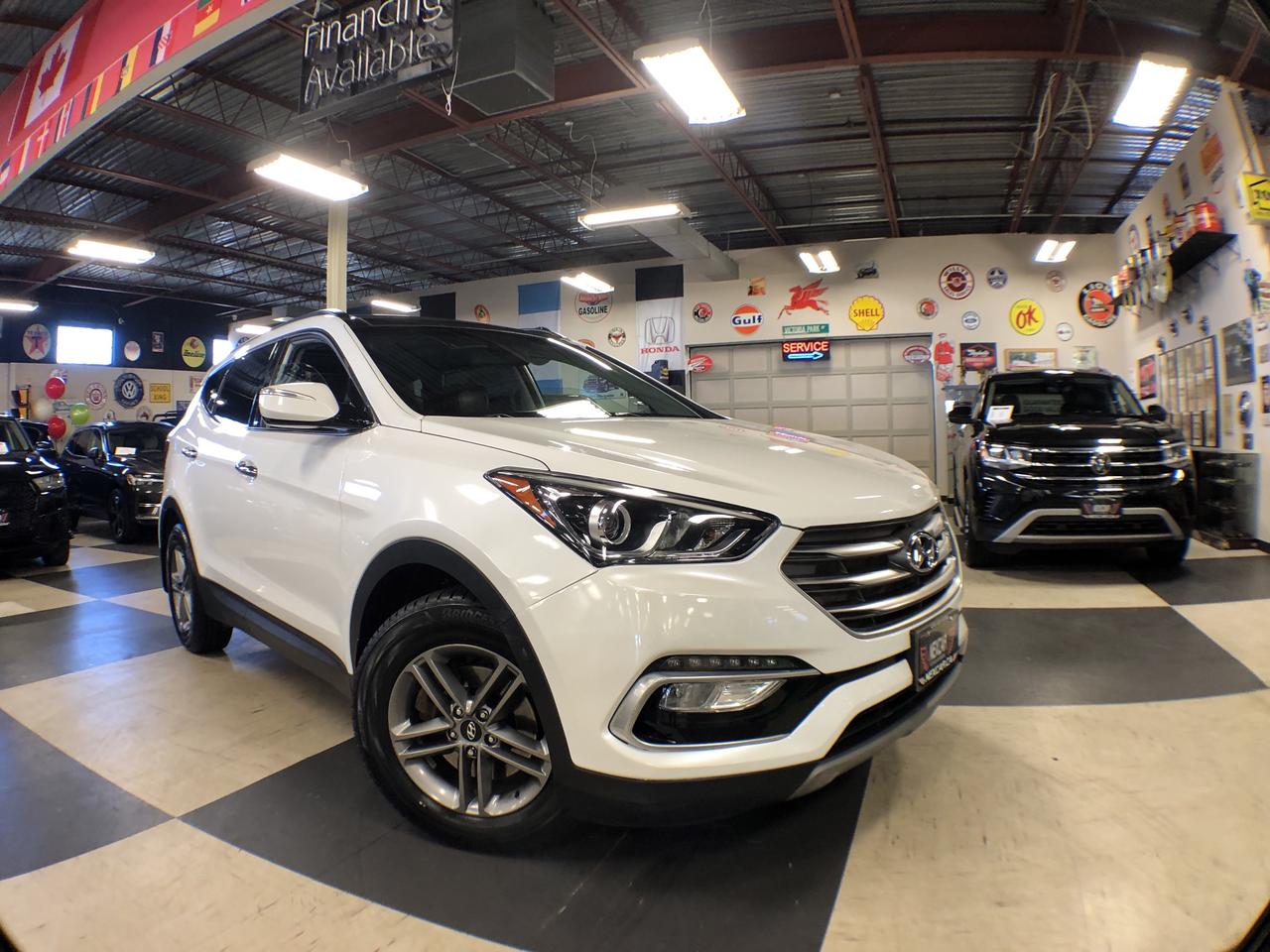 White 2018 Hyundai Santa Fe Sport SUV / Crossover All-Wheel Drive Automatic