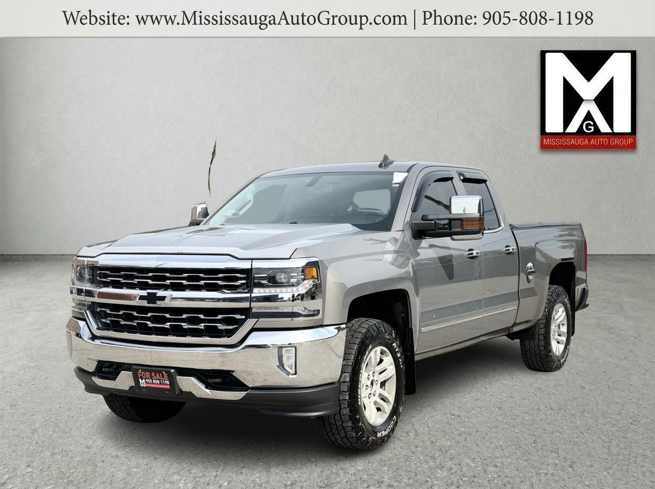 Gray 2017 Chevrolet Silverado 1500 Pickup Truck Four-Wheel Drive Automatic