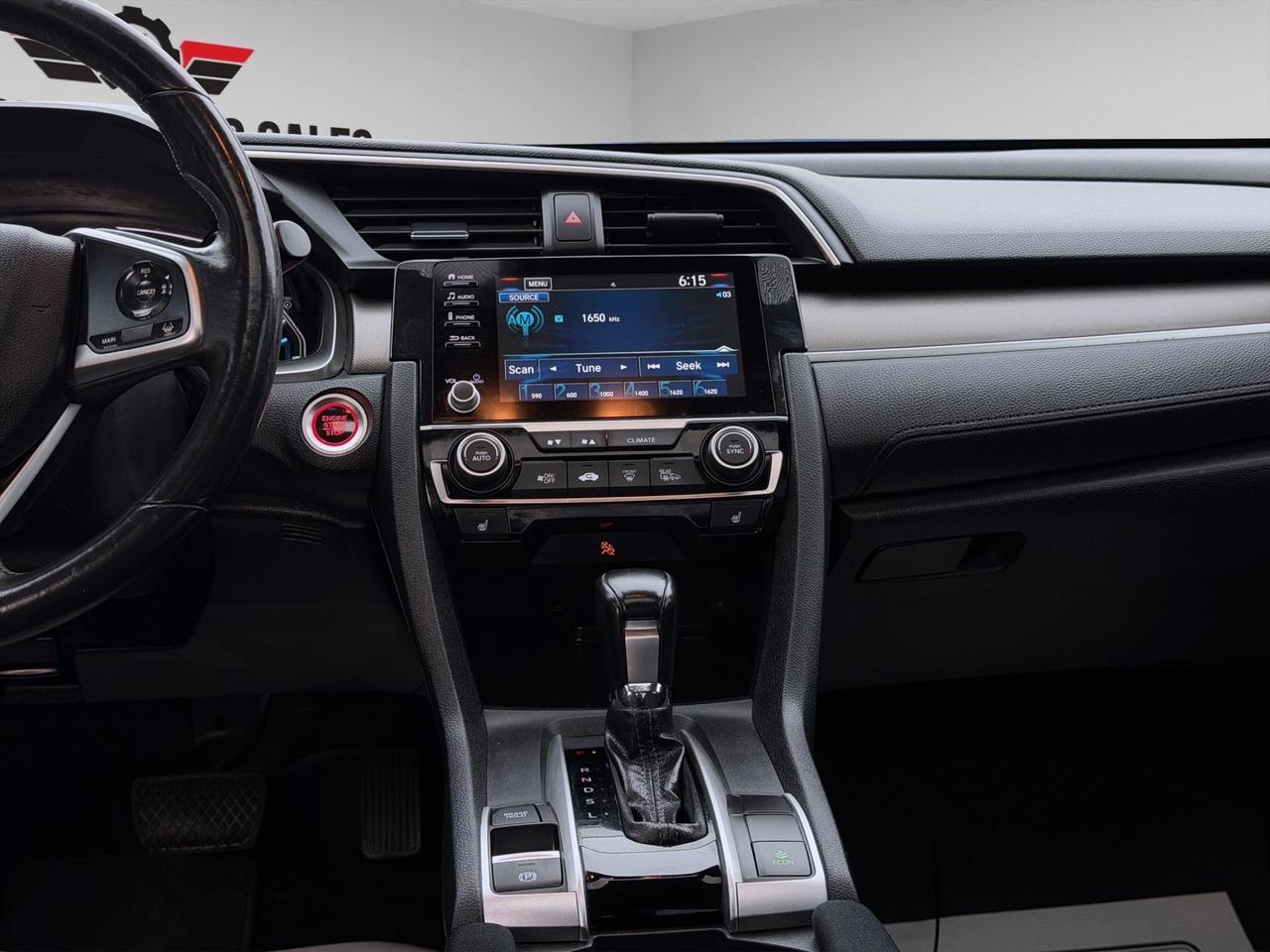 2019 Honda Civic 2.0L 4-Cylinder / Power Sunroof / LaneWatch™ / Heated Front Seats / Remote Engine Start Photo