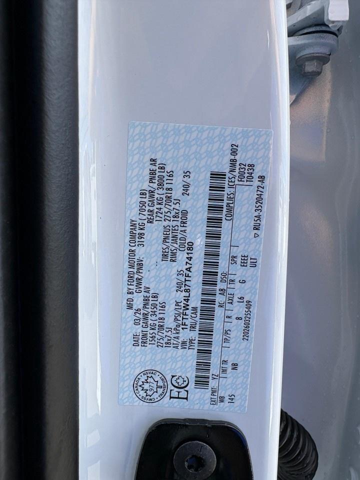 2026 Ford F-150 Tremor 4WD SuperCrew 5.5' Box Photo