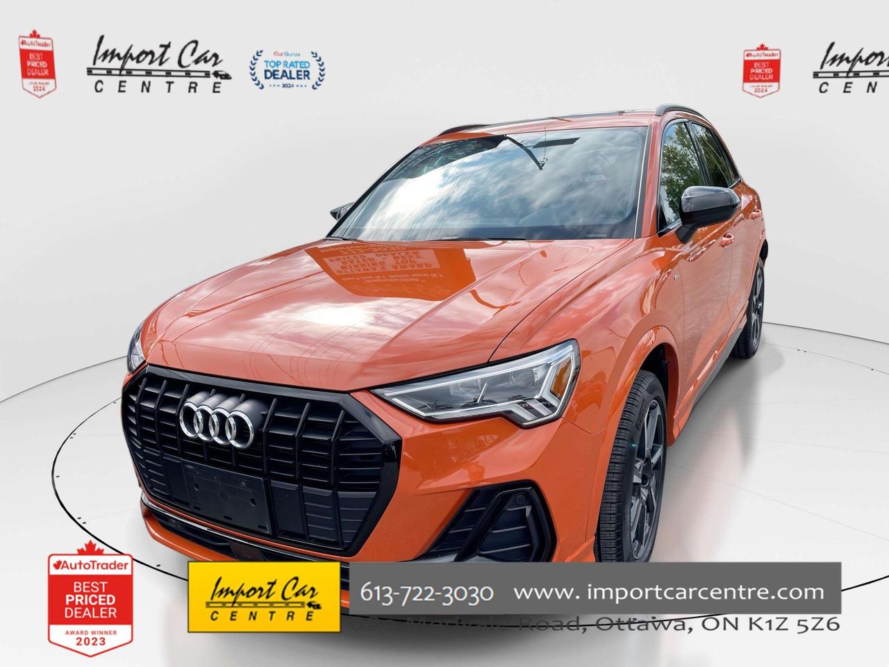 2024 Audi Q3 45 Progressiv PROGRESSIV, SLINE, BLACK OPTICS, LEATHER, PANO. ROOF, LANE DEPARTURE, AUDI SIDE ASSIST Photo0