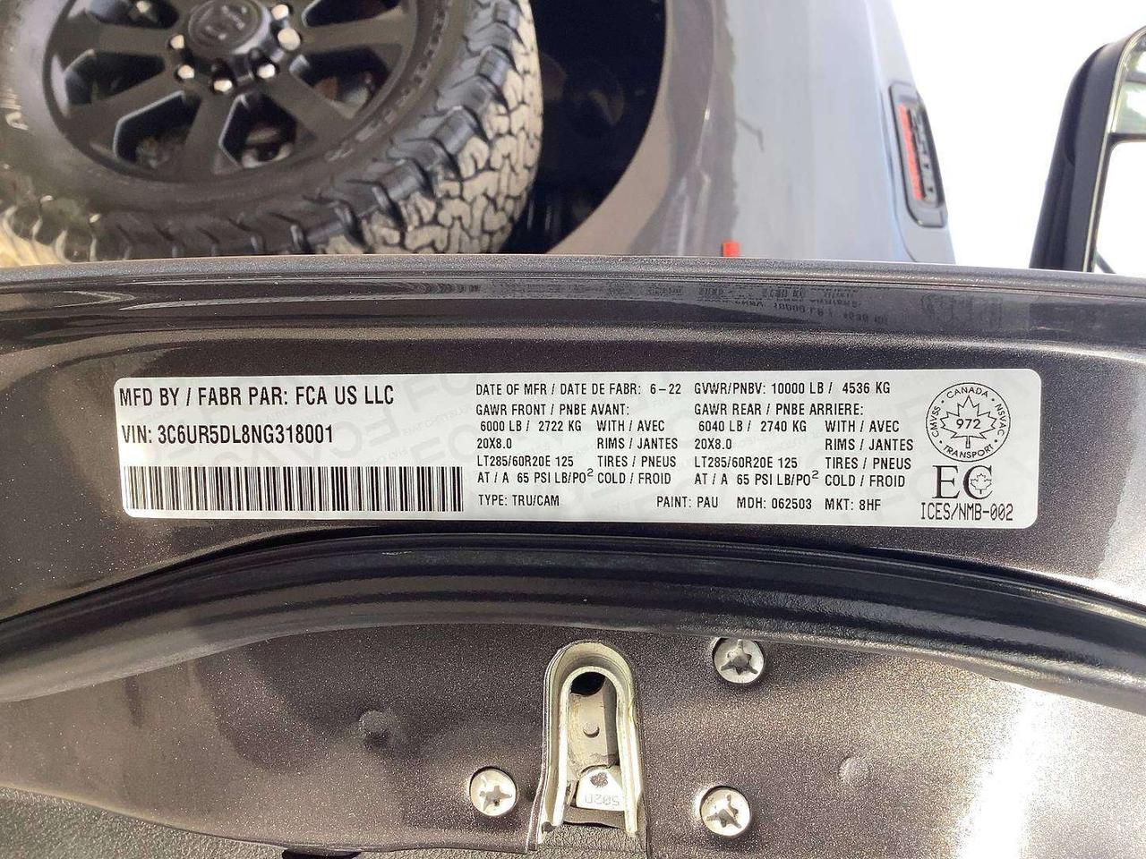2022 RAM 2500 Big Horn Night 6.7L | Level C | 12" NAV | 4X4 Photo