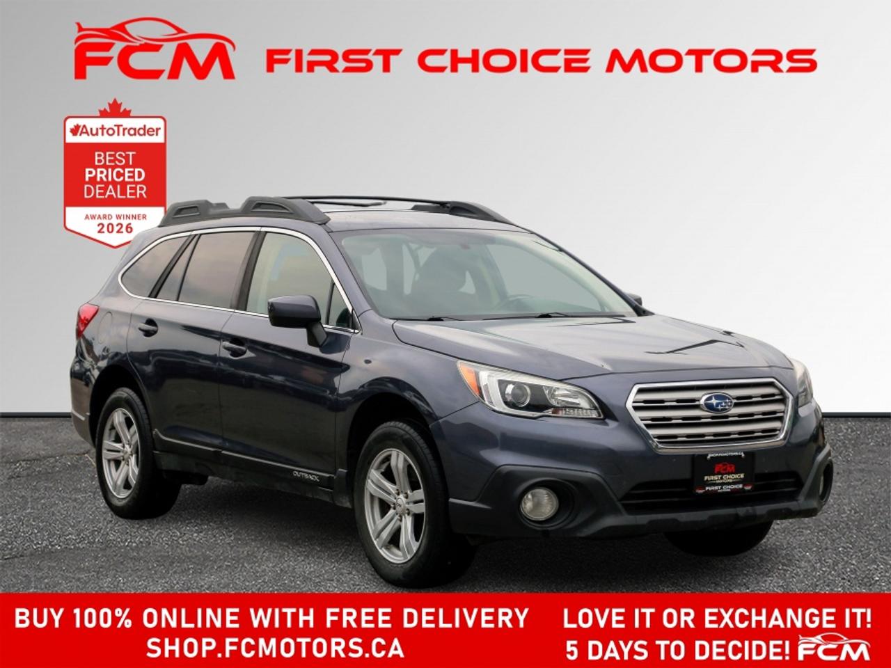 2017 Subaru Outback 2.5I | FULLY CERTIFIED WITH WARRANTY Photo
