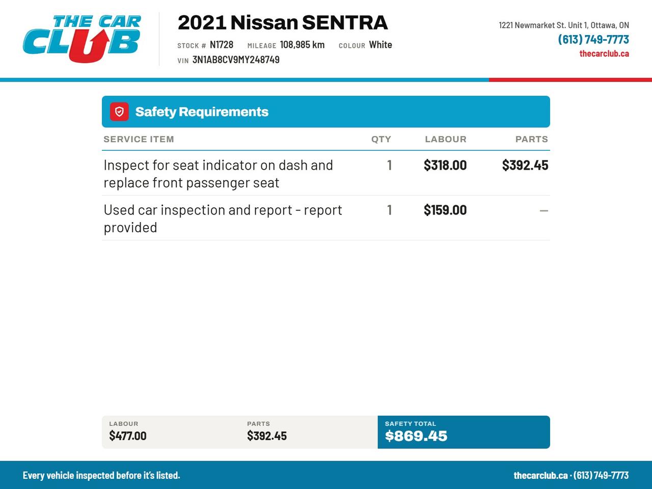 2021 Nissan Sentra SV Photo