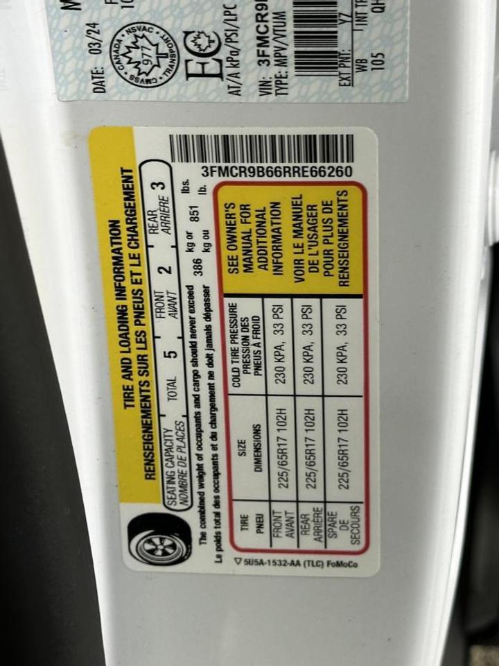 2024 Ford Bronco Sport Big Bend BIG BEND/4WD/PWR HEATED SEATS/REMOTE START/OFF 1 OWNER LEASE! Photo