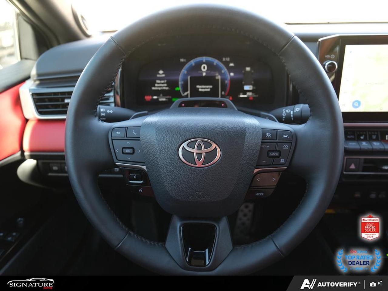 2025 Toyota Camry HYBRID XSE No Accident Red Leather Cooled Seats Photo