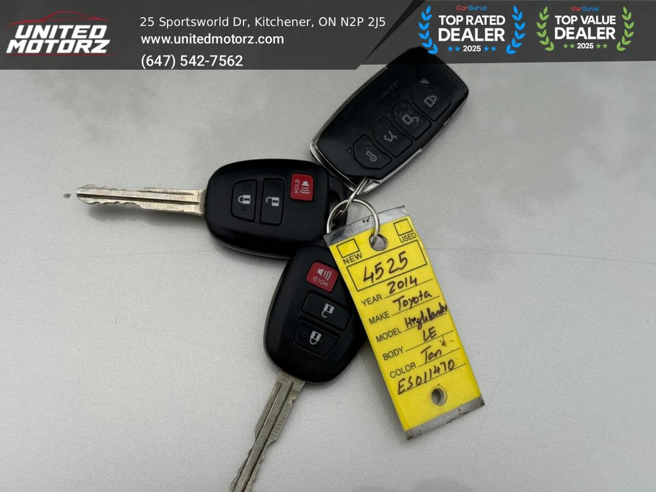 2014 Toyota Highlander LE AWD 3.5L 6cyl~SAFETY CERTIFIED~ Photo
