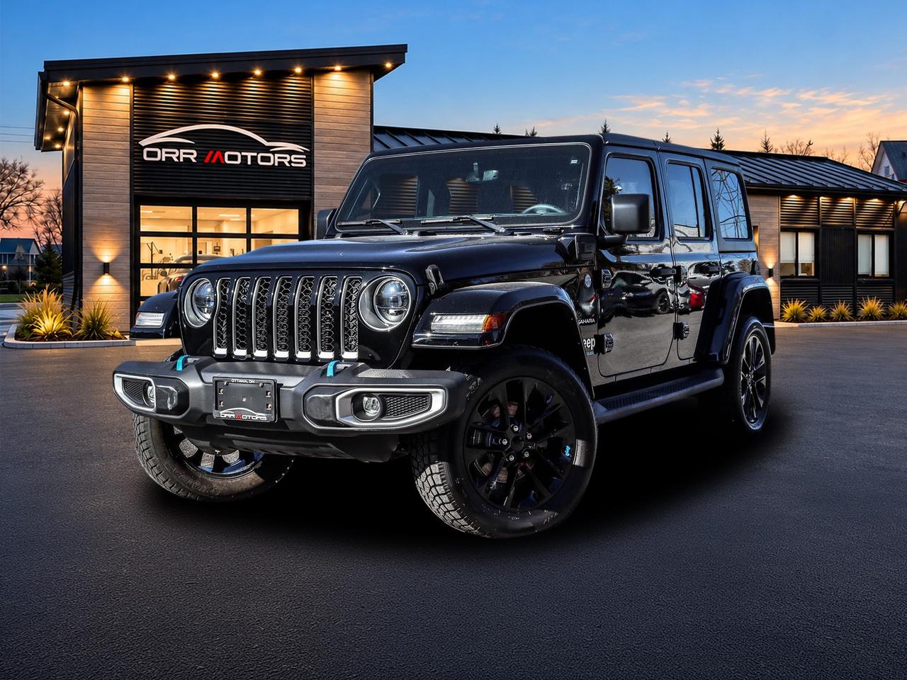 Black 2023 Jeep Wrangler 4xe SUV / Crossover Four-Wheel Drive Automatic