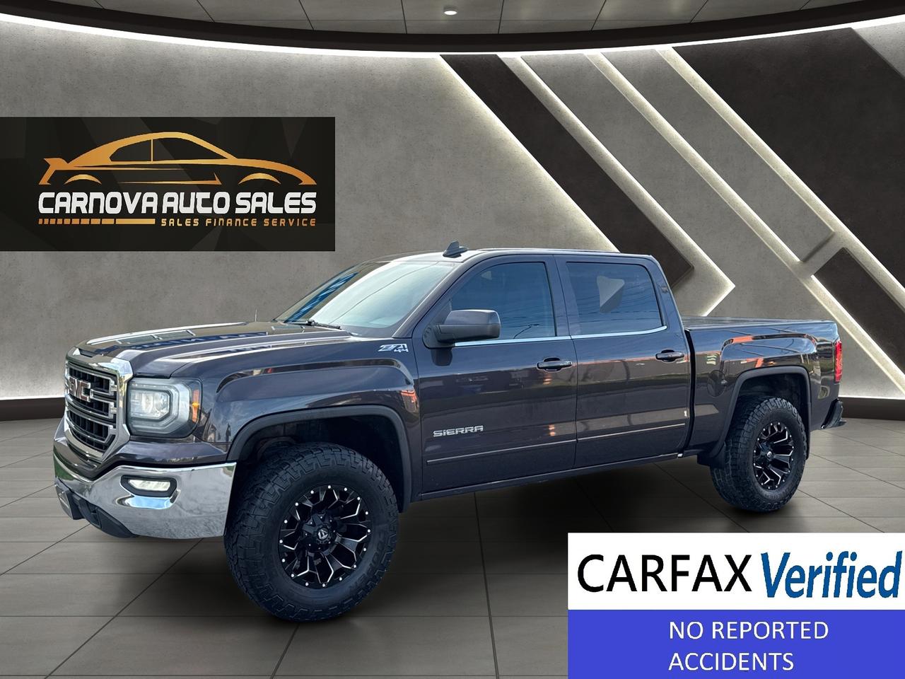 2016 GMC Sierra 1500 4WD CREW 5.3L V8 4x4 SLE+CLEAN CARFAX Photo0