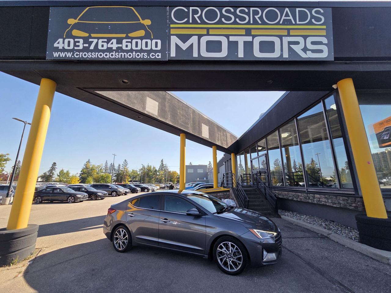 2020 Hyundai Elantra Luxury-LEATHER-SUNROOF-NAVI-BLIND SPOT MONITORING - Photo #1