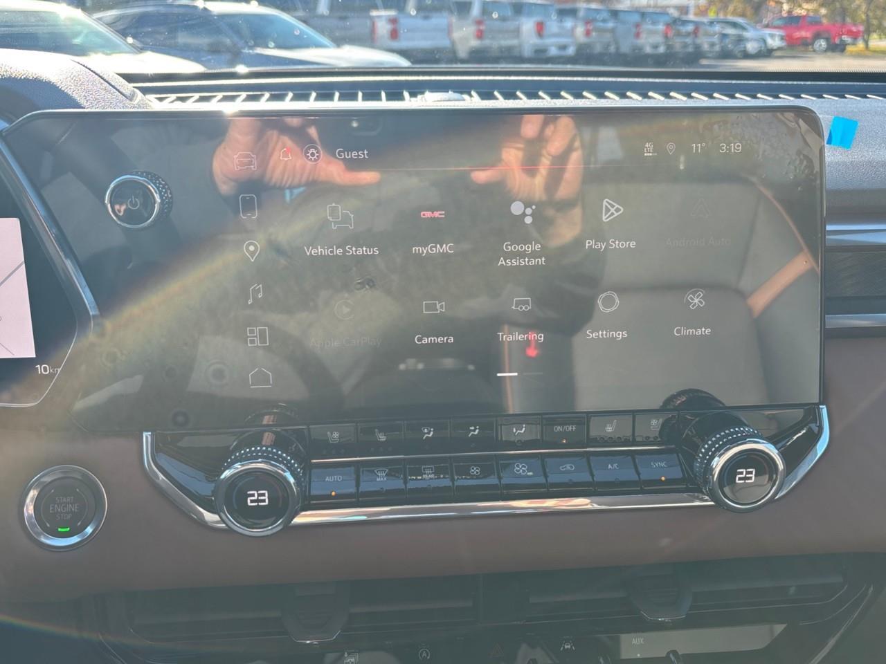 2026 GMC Canyon AT4 New 5 Passenger Mid Size 4X4 Crew Cab Truck with Heated and Ventilated Front Seats, Power Front Seats, Heated Steering Wheel, Adaptive Cruise Control, Power Sunroof and a 11 Diagonal Touchscreen Radio Photo