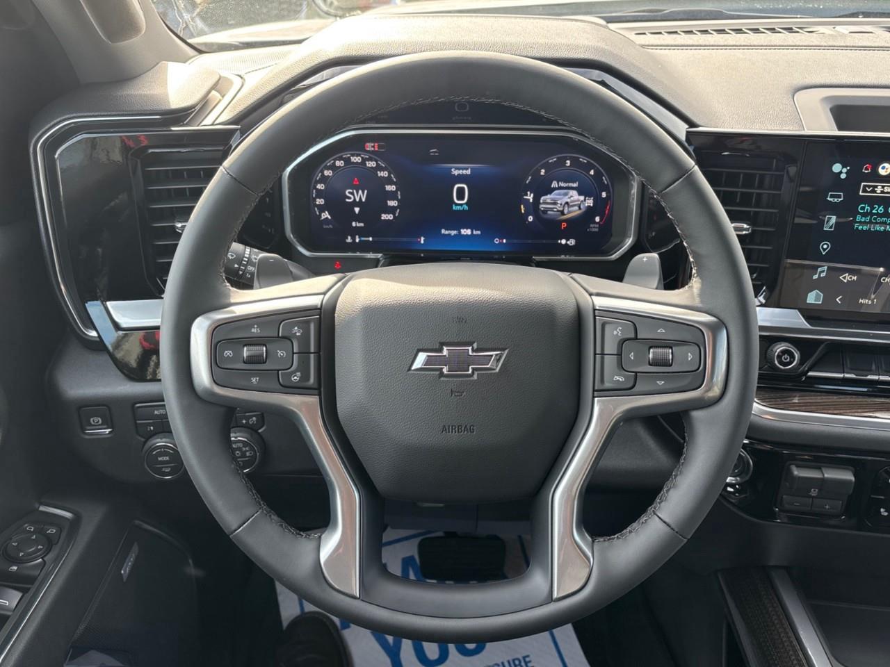 2026 Chevrolet Silverado 1500 RST New 5 Passenger Crew Cab Diesel Powered 4X4 Truck with Heated Front Seats, Heated Steering Wheel, Wireless Phone Charging, Adaptive Cruise Control, Dark Appearance Package and a 13.4 Diagonal Touchscr Photo