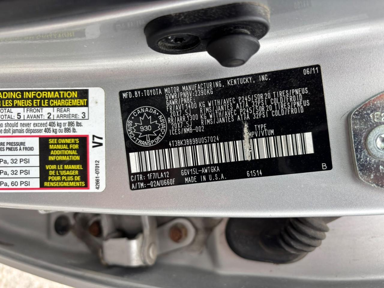 2011 Toyota Venza 4DR WGN V6 AWD Photo