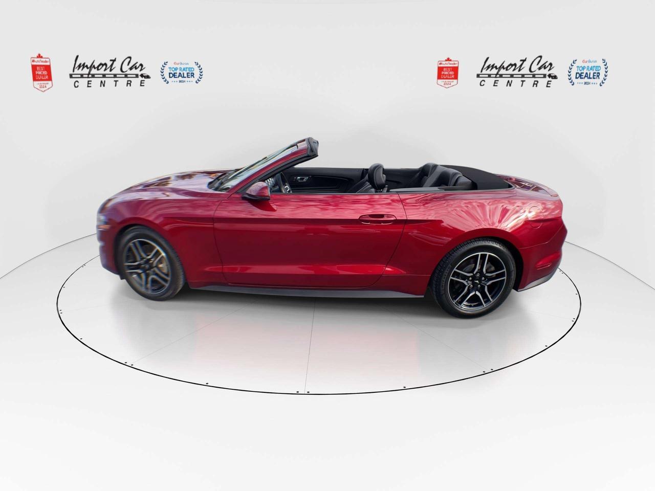 2019 Ford Mustang EcoBoost ONLY 52,000KMS!!  LEATHER, HTD.& VENTED SEATS, BK. CAM, ALLOYS Photo