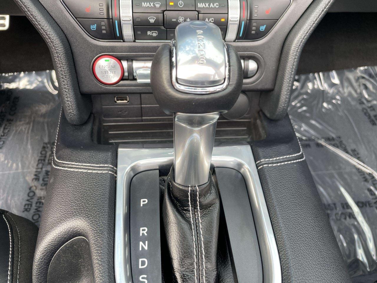 2019 Ford Mustang EcoBoost ONLY 52,000KMS!!  LEATHER, HTD.& VENTED SEATS, BK. CAM, ALLOYS Photo