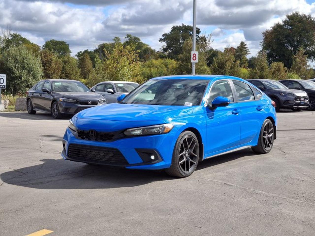 2023 Honda Civic Hatchback Sport Touring | Manual | Sunroof | Leather | Heated Seats + Steering | Adaptive Cruise | and More ! Photo0