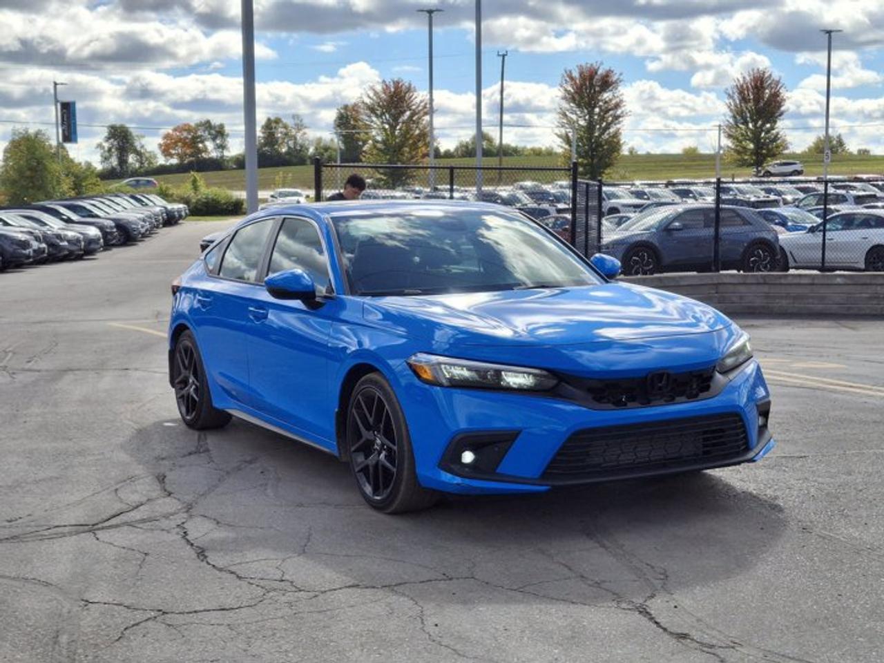 2023 Honda Civic Hatchback Sport Touring | Manual | Sunroof | Leather | Heated Seats + Steering | Adaptive Cruise | and More ! Photo
