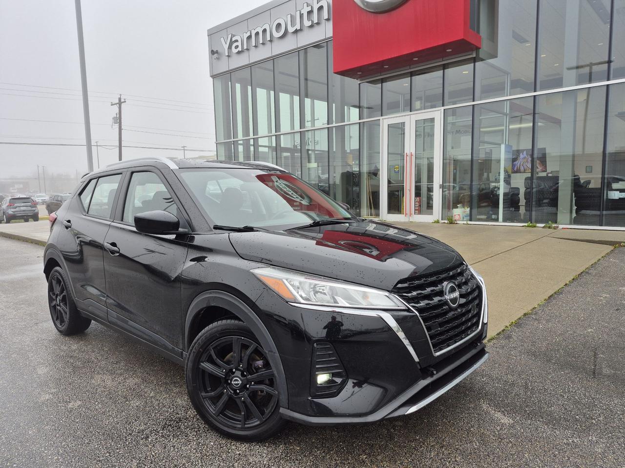 Super Black 2022 Nissan Kicks SUV / Crossover Front-Wheel Drive Continuously Variable Transmission