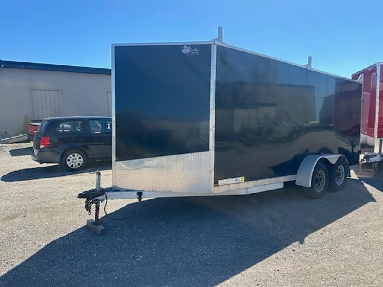 2020 Canadian Trailer Company 7x16 V-Nose Cargo Trailer Aluminum Tandem Axle Photo2
