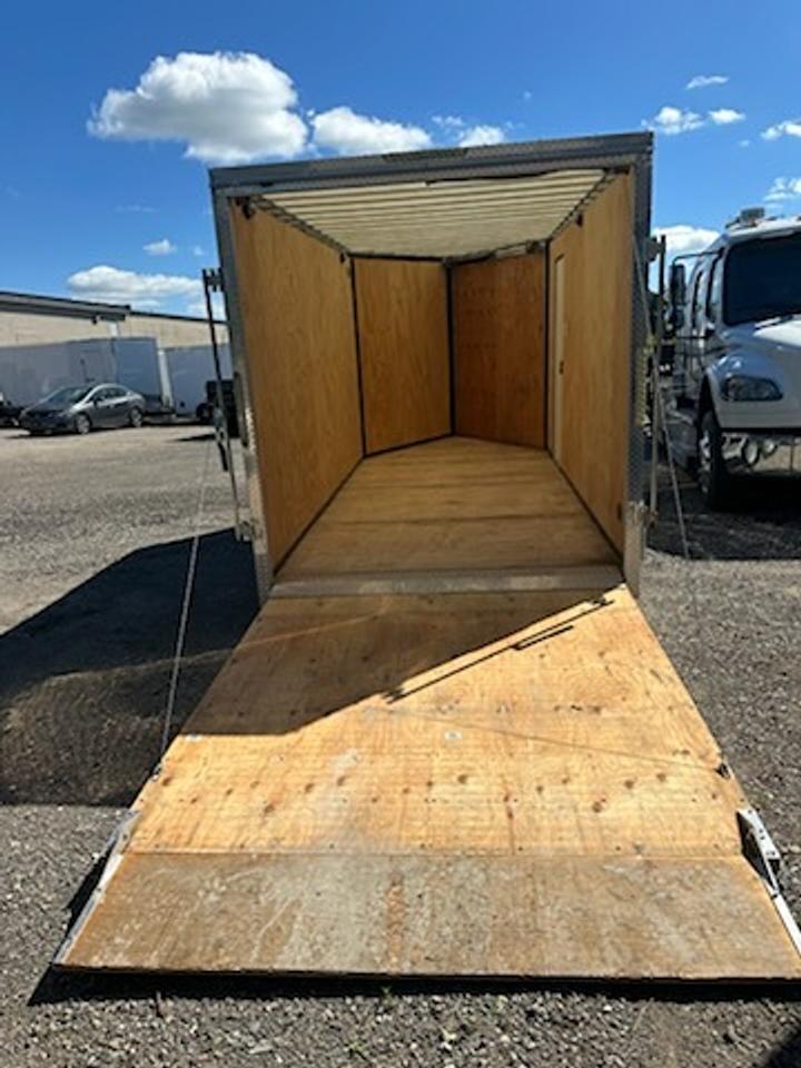 2022 Canadian Trailer Company 7x14 V Nose Cargo Trailer Drive on, Drive off Photo9