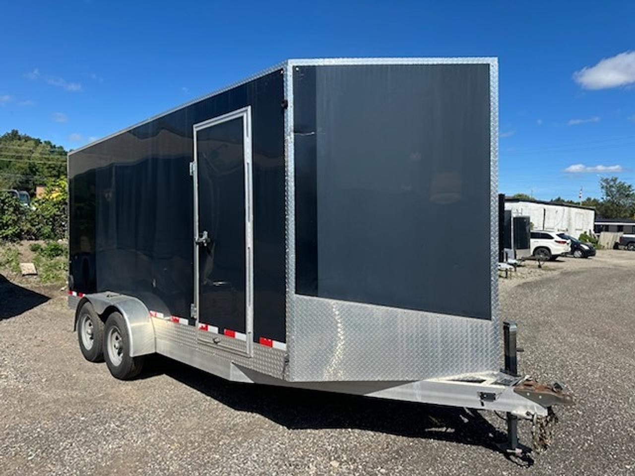 2021 Canadian Trailer Company 7x16 V-Nose Cargo Trailer Aluminum Tandem Axle Photo1