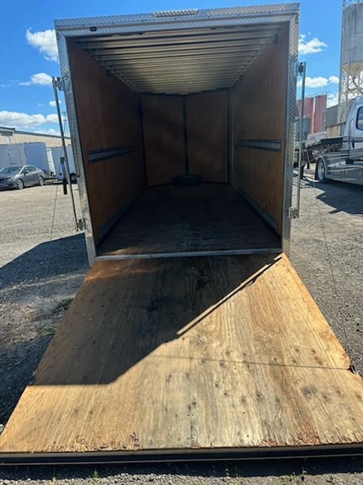 2021 Canadian Trailer Company 7x16 V-Nose Cargo Trailer Aluminum Tandem Axle Photo4