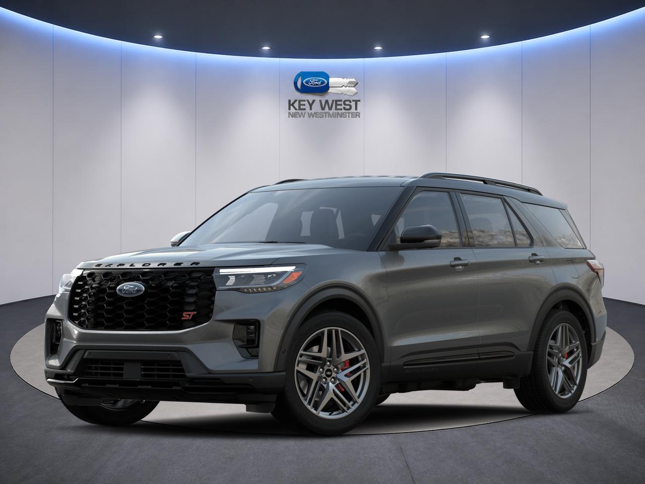 Gray (Carbonized Grey Metallic) 2025 Ford Explorer SUV / Crossover All-Wheel Drive Automatic
