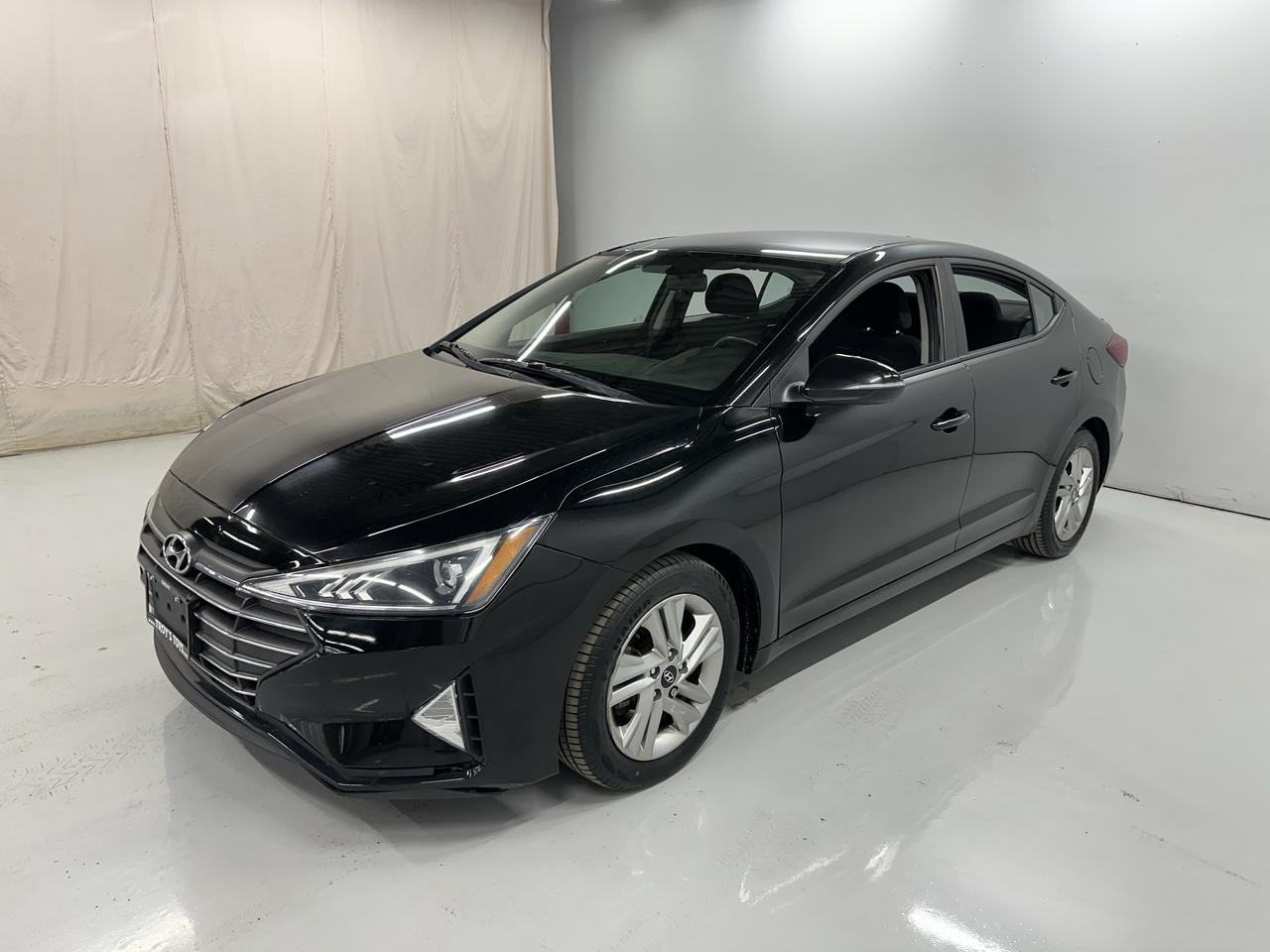 Black 2020 Hyundai Elantra Sedan All-Wheel Drive Continuously Variable Transmission