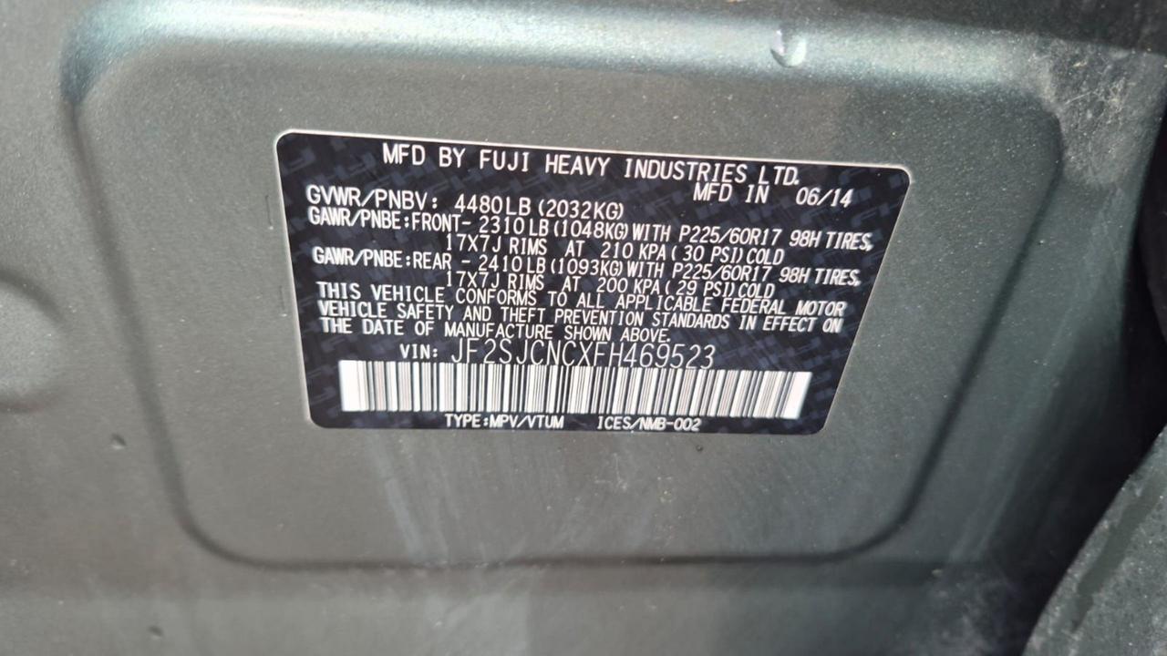 2015 Subaru Forester TOURING, TECH, MOONROOF, 2 SETS WHEELS, CERT Photo