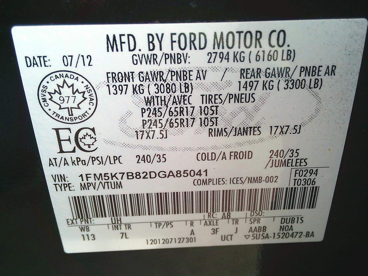 2013 Ford Explorer 4dr Base 7 PASS! TOW PKG! Photo