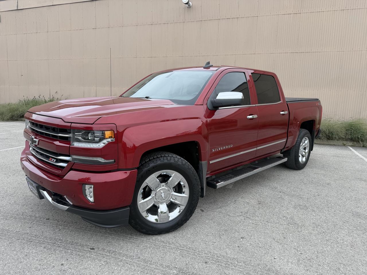 Red (Burgundy) 2018 Chevrolet Silverado 1500 Pickup Truck Four-Wheel Drive Automatic