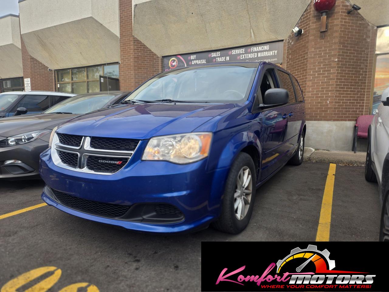 Blue 2013 Dodge Grand Caravan Minivan Front-Wheel Drive Automatic
