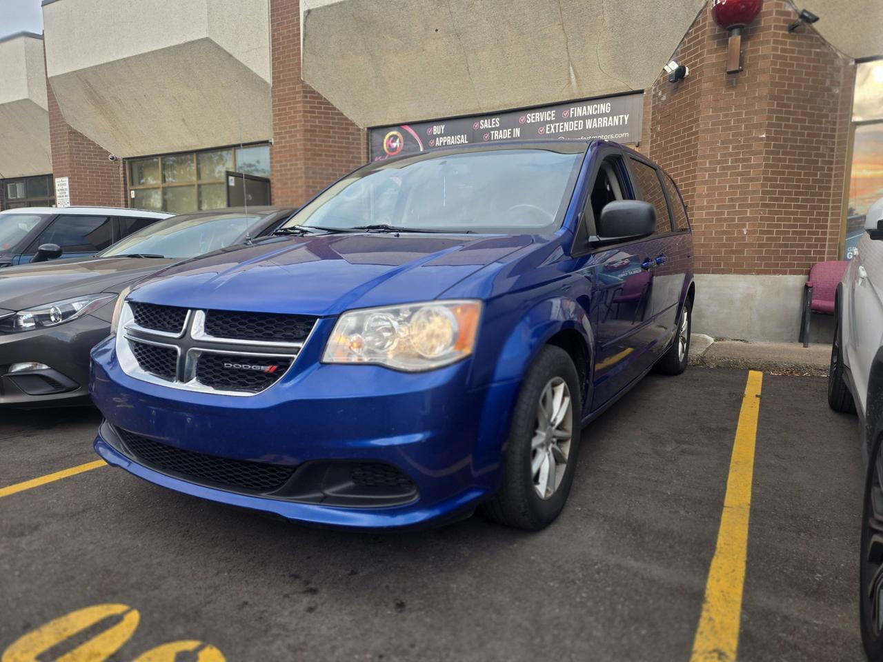 Blue 2013 Dodge Grand Caravan Minivan Front-Wheel Drive Automatic