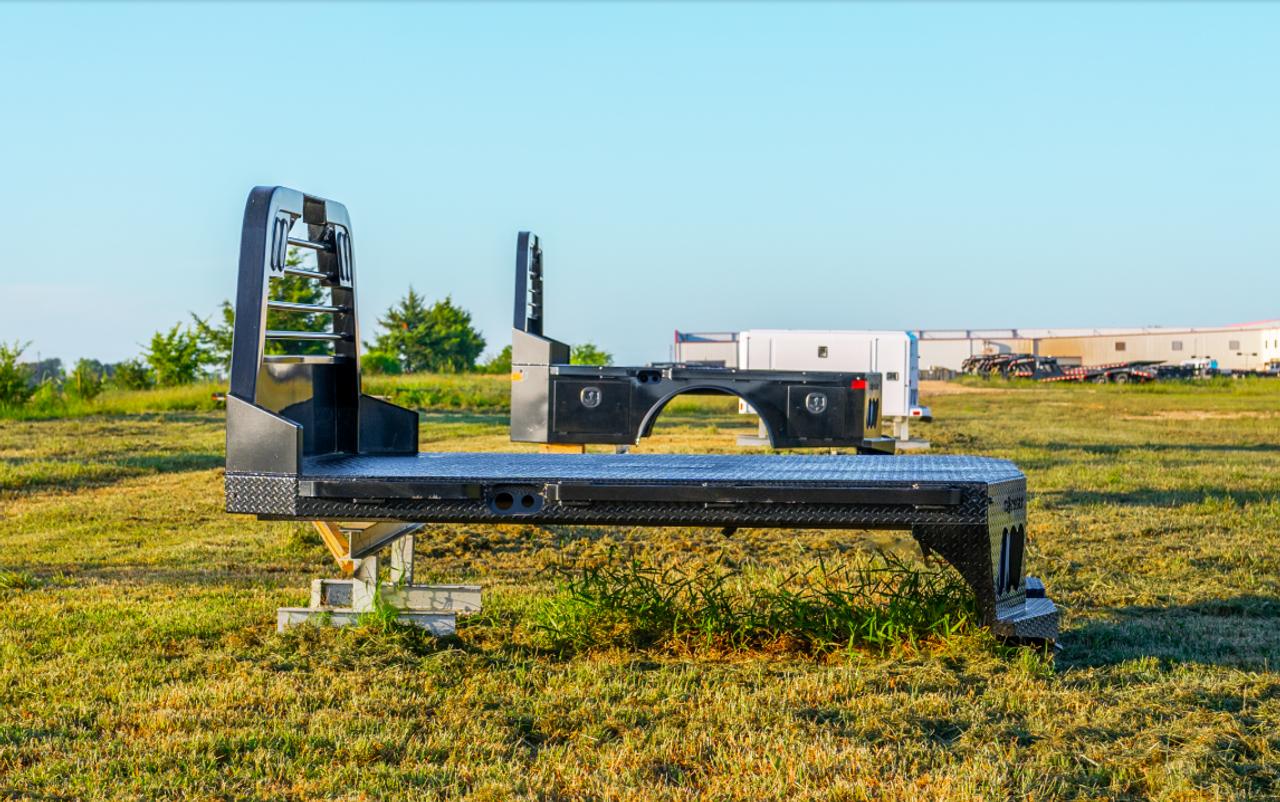 2026 NORSTAR 86X84 DIAM PLATE STEEL FLAT DECK TRUCK BED W/GN 86 X 84 Photo3