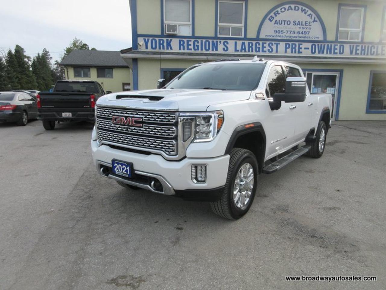 2021 GMC Sierra 2500 3/4 TON DENALI-PACKAGE 5 PASSENGER 6.6L - DURAMAX.. 4X4.. CREW-CAB.. 6.6-FOOT-BOX.. POWER SUNROOF.. LEATHER.. HEATED/AC SEATS.. POWER MIRRORS.. Photo